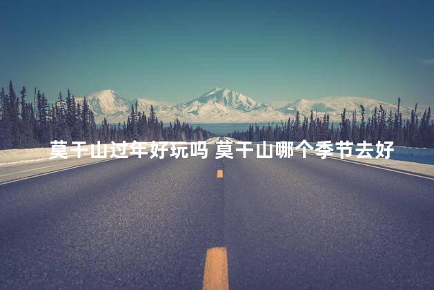 莫干山过年好玩吗 莫干山哪个季节去好